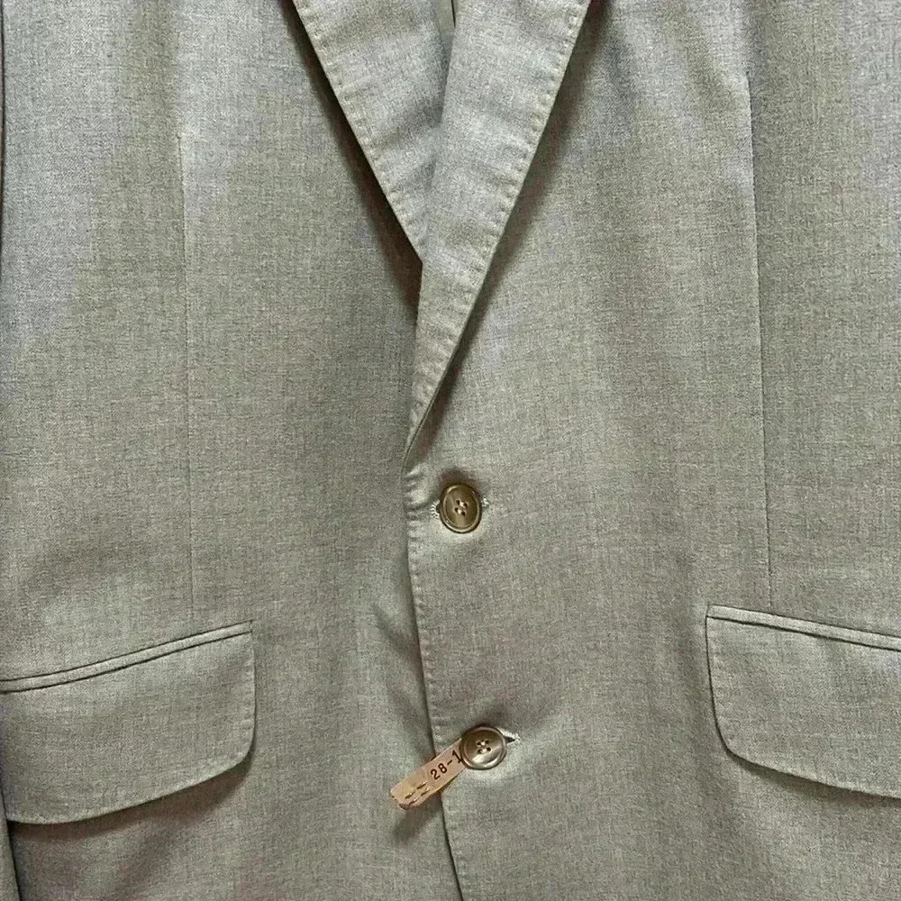 Vintage 80’s 100% Wool 3 Piece Suit Formal Wear Men’s Neutral Color 34x32 42R - Picture 3 of 16
